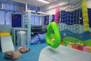 The sizable sensory integration room is for different individual and parent-child OT group