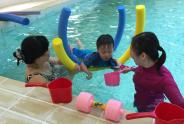 Hydrotherapy is offered to children in the first indoor hydrotherapy pool of Heep Hong Society. 