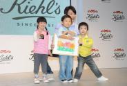 Heep Hong children & David Tao at a promotional event of Kiehl's