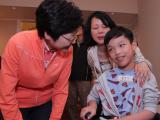 Mrs Lam expressed love and encouragement towards children